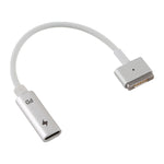 อะแดปเตอร์ชาร์จ 5 Pin MagSafe 2 (รูปตัว T) เป็น USB-C / Type-C PD, Type-C เป็น MagSafe 2
