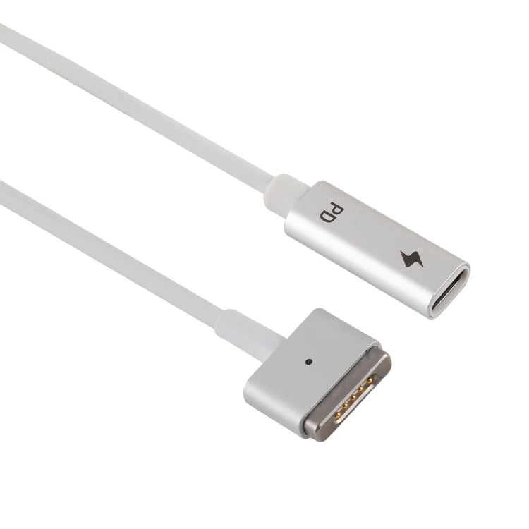 อะแดปเตอร์ชาร์จ 5 Pin MagSafe 2 (รูปตัว T) เป็น USB-C / Type-C PD, Type-C เป็น MagSafe 2