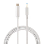 สายชาร์จแล็ปท็อป HP USB-C / Type-C เป็น 7.4 x 0.6mm ความยาวสายประมาณ 1.5 เมตร, Type-C เป็น 7.4 x 0.6mm