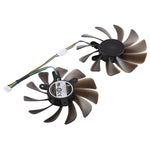 พัดลมระบายความร้อนการ์ดจอ VGA 4 พิน DC 12V สำหรับ Zotac Geforce GTX 1080 Ti GTX 1080Ti AMP Edition, เส้นผ่านศูนย์กลาง 95 มม., คู่, เส้นผ่านศูนย์กลาง 95 มม.