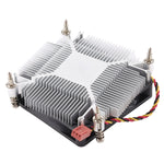 พัดลมระบายความร้อน CPU CoolAge 1155-1U DC 12V 2000PRM 30.5cfm ฮีทซิงค์อลูมิเนียม แบริ่งไฮดรอลิก สำหรับ Intel 1150 1156 1151, 1155-1U อลูมิเนียม