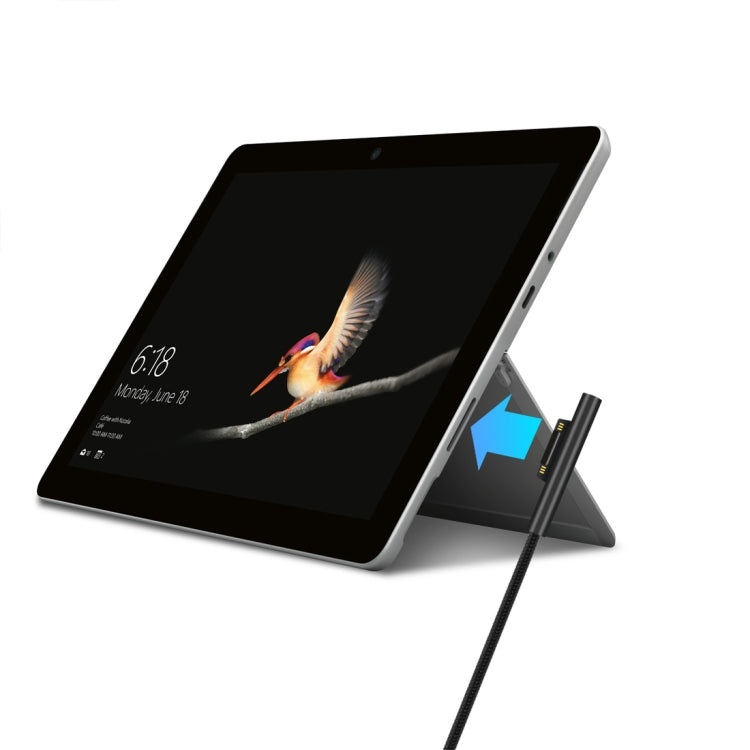 สายไฟไนลอน 6 พิน USB-C / Type-C เป็นตัวผู้ สำหรับอะแดปเตอร์แล็ปท็อป Microsoft Surface Pro 3 / 4 / 5 / 6, ความยาวสาย: 1.5ม., สำหรับ Microsoft Surface Pro 3 / 4 / 5 / 6
