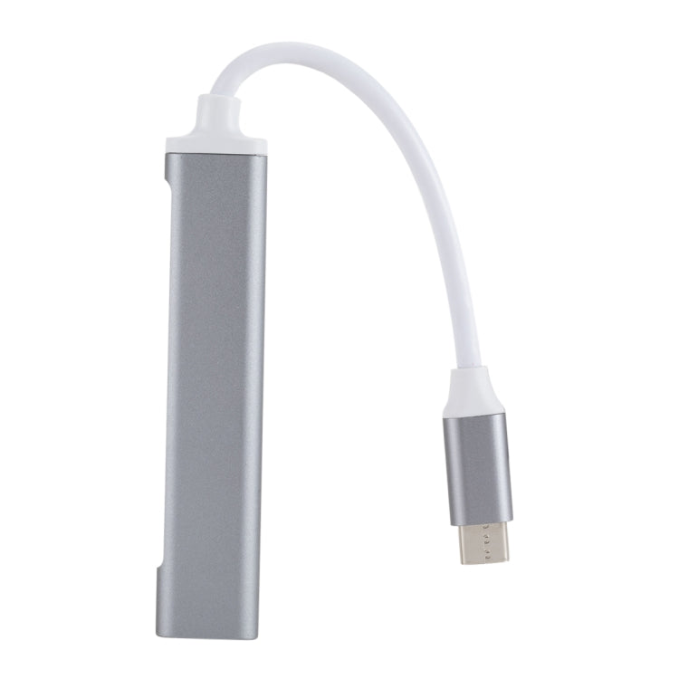 อะแดปเตอร์ HUB แยกพอร์ตมัลติฟังก์ชัน C809 USB 3.0 x 1 + USB 2.0 x 3 เป็น USB-C / Type-C, C809