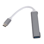 อะแดปเตอร์ HUB แยกพอร์ตมัลติฟังก์ชัน C809 USB 3.0 x 1 + USB 2.0 x 3 เป็น USB-C / Type-C, C809