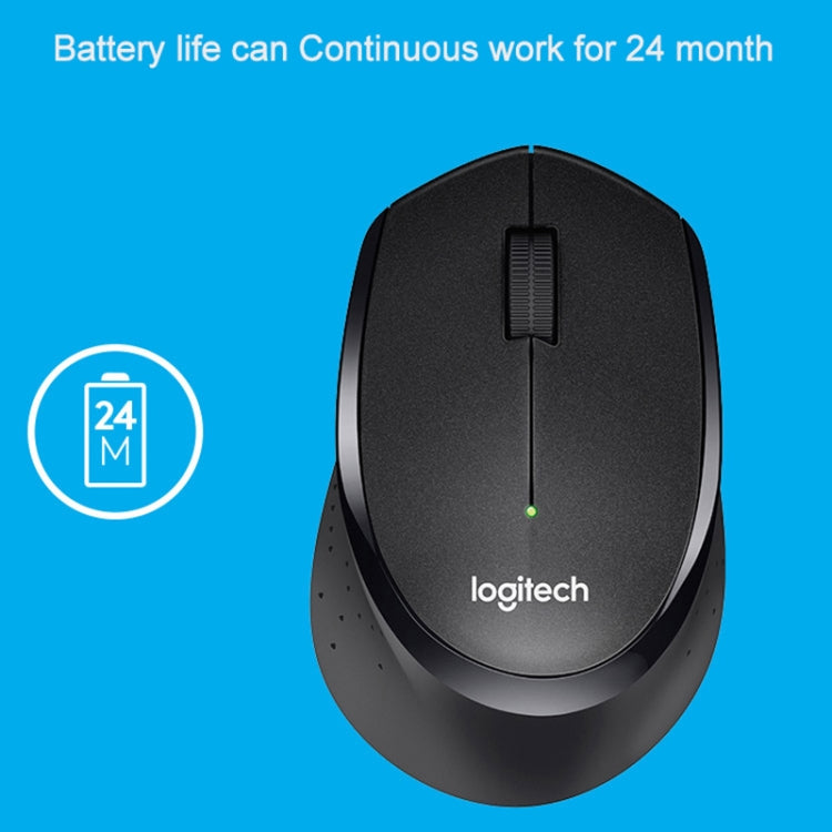 เมาส์ออปติคอลไร้สายเงียบ Logitech M330 พร้อมตัวรับสัญญาณ Micro USB