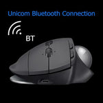 เมาส์ออปติคอลไร้สายบลูทูธ + Unifying แบบสองโหมด Logitech MX ERGO S 440DPI, MX ERGO S