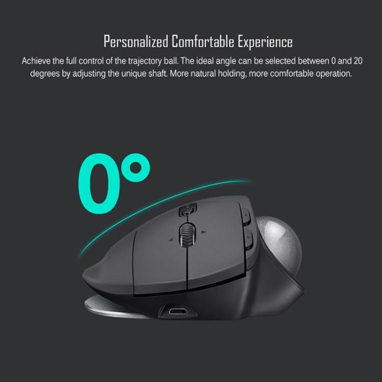 เมาส์ออปติคอลไร้สายบลูทูธ + Unifying แบบสองโหมด Logitech MX ERGO S 440DPI, MX ERGO S