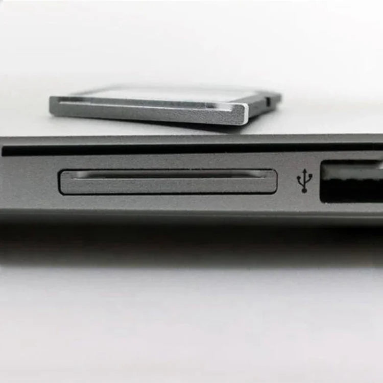 BASEQI กล่องใส่การ์ด SD อะลูมิเนียมอัลลอยด์ซ่อนสำหรับแล็ปท็อป Lenovo Ideapad 320S, สำหรับ Lenovo Ideapad 320S