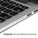 BASEQI 303ASV กล่องใส่การ์ด SD อะลูมิเนียมอัลลอยด์ซ่อนสำหรับแล็ปท็อป Macbook Pro Retina 13.3 นิ้ว, สำหรับ Macbook Pro Retina 13.3 นิ้ว