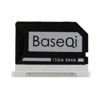 BASEQI 504ASV กล่องใส่การ์ด SD อะลูมิเนียมอัลลอยด์ซ่อนสำหรับแล็ปท็อป Macbook Pro Retina 15 นิ้ว (ปลายปี 2013 - กลางปี 2015), สำหรับ Macbook Pro Retina 15
