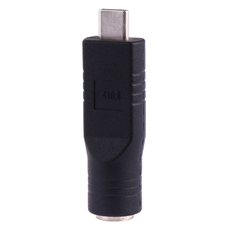 อะแดปเตอร์ตัวเมีย 7.4 x 0.6มม. เป็นปลั๊กตัวผู้ USB-C / Type-C, ตัวเมีย 7.4 x 0.6มม.