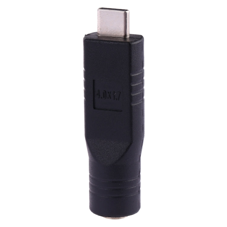 อะแดปเตอร์ตัวเมีย 4.0 x 1.7มม. เป็นปลั๊กตัวผู้ USB-C / Type-C, ตัวเมีย 4.0 x 1.7มม.
