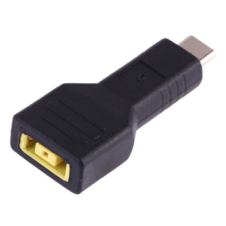 อะแดปเตอร์ไฟ USB ขนาดใหญ่แบบสี่เหลี่ยมเป็น Type-C ตัวผู้ สำหรับ Lenovo Thinkpad / ThinkBook / Xiaoxin, USB ขนาดใหญ่แบบสี่เหลี่ยมเป็น Type-C