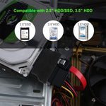 อะแดปเตอร์ SATA ตัวเมีย 22 พิน เป็น SLIMLINE SATA ตัวผู้ 13 พิน, SATA ตัวเมีย 22 พิน เป็น SATA ตัวผู้ 13 พิน