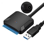 อะแดปเตอร์สาย SATA เป็น USB 3.0 มืออาชีพ สำหรับขยายฮาร์ดไดรฟ์ SSD ขนาด 2.5 / 3.5 นิ้ว, 2.5 / 3.5 นิ้ว
