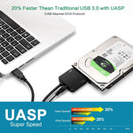 อะแดปเตอร์สาย SATA เป็น USB 3.0 มืออาชีพ สำหรับขยายฮาร์ดไดรฟ์ SSD ขนาด 2.5 / 3.5 นิ้ว, 2.5 / 3.5 นิ้ว