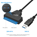 อะแดปเตอร์สาย SATA เป็น USB 3.0 มืออาชีพ สำหรับขยายฮาร์ดไดรฟ์ SSD ขนาด 2.5 นิ้ว, 2.5 นิ้ว