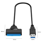 อะแดปเตอร์สาย SATA เป็น USB 3.0 มืออาชีพ สำหรับขยายฮาร์ดไดรฟ์ SSD ขนาด 2.5 นิ้ว, 2.5 นิ้ว
