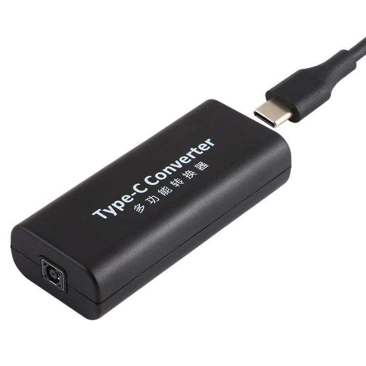 อะแดปเตอร์แจ็คไฟ DC 4.5 x 3.0 มม. ตัวเมียเป็น USB-C / Type C ตัวเมีย พร้อมสาย USB-C / Type C ยาว 15 ซม., 4.5x3.0 มม.