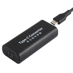 อะแดปเตอร์แจ็คไฟ DC 4.5 x 3.0 มม. ตัวเมียเป็น USB-C / Type C ตัวเมีย พร้อมสาย USB-C / Type C ยาว 15 ซม., 4.5x3.0 มม.