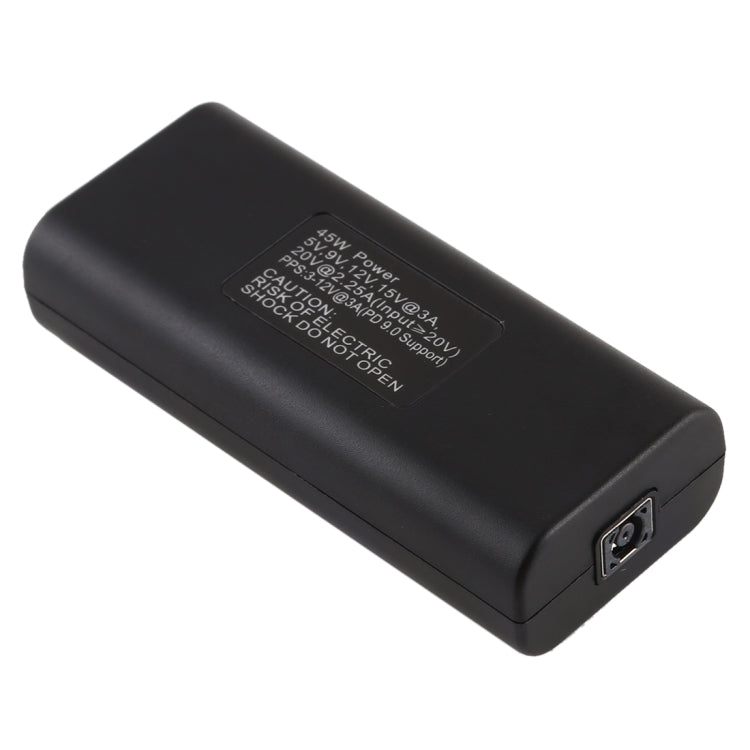 อะแดปเตอร์แจ็คไฟ DC 4.5 x 3.0 มม. ตัวเมียเป็น USB-C / Type C ตัวเมีย พร้อมสาย USB-C / Type C ยาว 15 ซม., 4.5x3.0 มม.