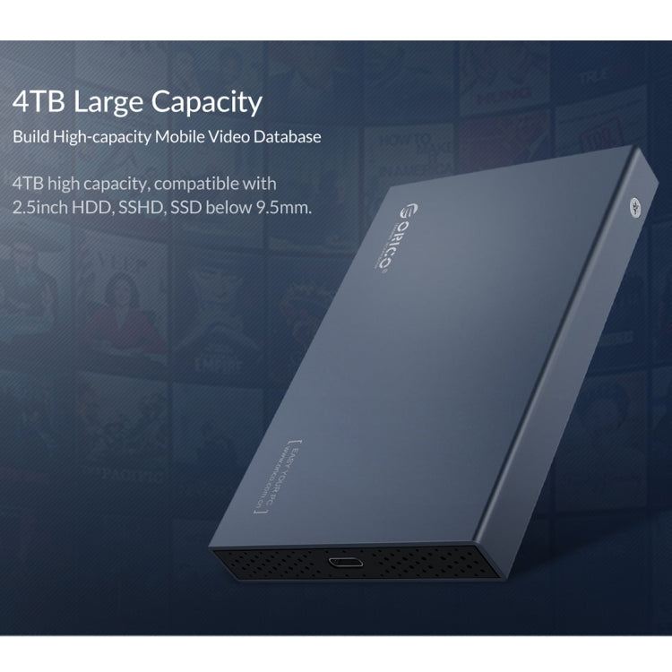 กล่องใส่ SSD แบบกลไก ORICO DD25 C3 ขนาด 2.5 นิ้ว Type-C เป็น Type-C และ USB รองรับความจุ: 6TB