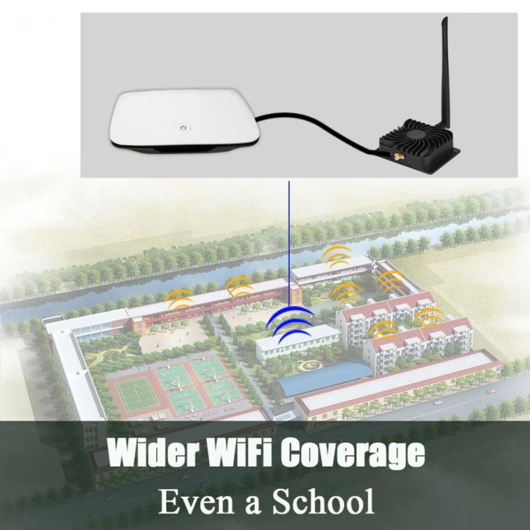 EDUP EP-AB003 เครื่องขยายสัญญาณ WiFi 2.4GHz 8W พร้อมเสาอากาศสำหรับเราเตอร์ไร้สาย, EP-AB003 8W