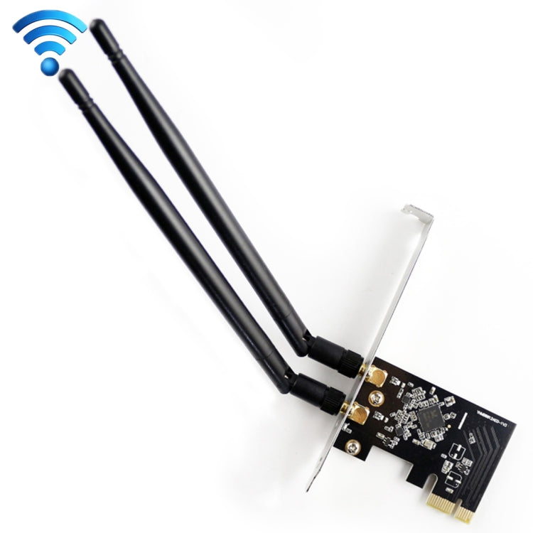 EDUP EP-9607 การ์ดเครือข่ายไร้สาย PCI-E Dual-Band 1200Mbps พร้อมเสาอากาศ 2 x 6dBi, EP-9607 1200Mbps
