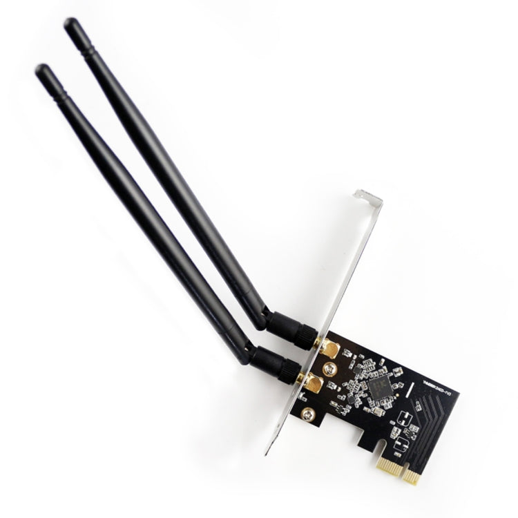EDUP EP-9607 การ์ดเครือข่ายไร้สาย PCI-E Dual-Band 1200Mbps พร้อมเสาอากาศ 2 x 6dBi, EP-9607 1200Mbps