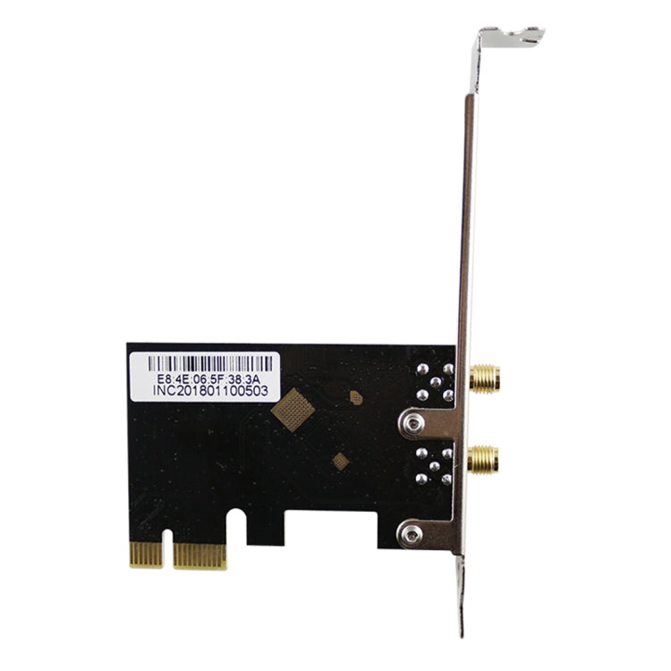 EDUP EP-9607 การ์ดเครือข่ายไร้สาย PCI-E Dual-Band 1200Mbps พร้อมเสาอากาศ 2 x 6dBi, EP-9607 1200Mbps