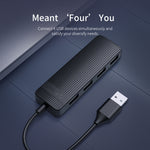 ฮับ USB 2.0 4 พอร์ต ORICO FL02 ความเร็ว 480Mbps, FL02