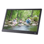 กรอบรูปดิจิทัลจอ LED FHD 15.6 นิ้ว พร้อมขาตั้งและรีโมทคอนโทรล, โปรแกรม MSTAR V53, รองรับ USB / การ์ด SD