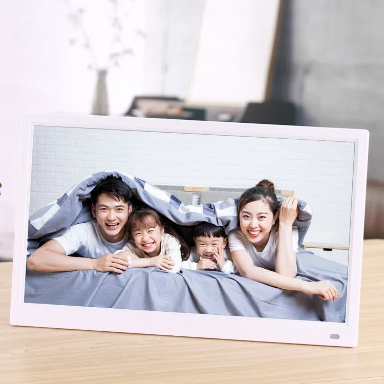 กรอบรูปดิจิทัลจอ LED FHD 15.6 นิ้ว พร้อมขาตั้งและรีโมทคอนโทรล, โปรแกรม MSTAR V53, รองรับ USB / การ์ด SD