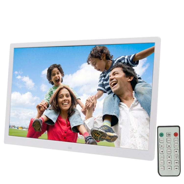 กรอบรูปดิจิทัลจอแสดงผล LED ขนาด 17.0 นิ้ว พร้อมขาตั้ง / รีโมทคอนโทรล, เทคโนโลยี Allwinner, รองรับ USB / การ์ด SD / OTG, ปลั๊ก US/EU/UK, ขนาด 17.0 นิ้ว, สีดำไม่มีปุ่มสัมผัส ขนาด 17.0 นิ้ว