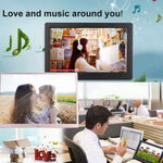 HSD1707 17 inch LED 1440X900 High Resolution Display Digital Photo Frame with Holder and Remote Control, Support SD / MMC / MS Card / USB Port, US Plug(Silver), HSD1707 17 inch