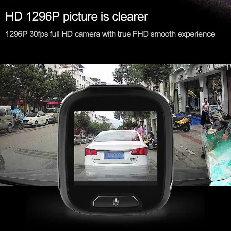 กล้องบันทึกภาพรถยนต์ขนาดเล็ก Mini Car DVR จอ LCD 2.0 นิ้ว ความละเอียด HD 1080P มุมมองกว้าง 170 องศา รองรับการตรวจจับการเคลื่อนไหว / กล้องอินฟราเรดกลางคืน / การ์ด TF / ไมโครโฟน, 2.0 นิ้ว