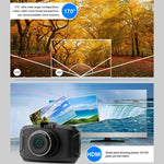 กล้องบันทึกภาพรถยนต์ GS90C จอ LCD 2.7 นิ้ว ความละเอียด HD 2304 x 1296P มุมมองกว้าง 170 องศา รองรับการตรวจจับการเคลื่อนไหว / การ์ด TF / เซ็นเซอร์ G / HDMI, GS90C