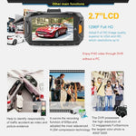กล้องบันทึกภาพรถยนต์ GS90C จอ LCD 2.7 นิ้ว ความละเอียด HD 2304 x 1296P มุมมองกว้าง 170 องศา รองรับการตรวจจับการเคลื่อนไหว / การ์ด TF / เซ็นเซอร์ G / HDMI, GS90C