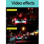 กล้องบันทึกภาพรถยนต์ VGA 480P พร้อมไมโครโฟน จอ LCD 2.4 นิ้ว รองรับการ์ด Micro TF 32GB และฟังก์ชันอินฟราเรดกลางคืน (สีดำ + น้ำเงิน), จอ LCD 2.4 นิ้ว
