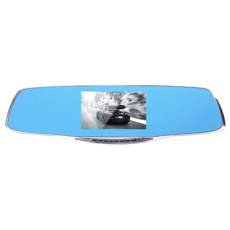 G835 HD 1080P 4.3 inch Screen Display Rearview Mirror Vehicle DVR, Generalplus 2248, 2 Cameras 170 Degree Wide Angle Viewing, Support HDR Recording / Motion Detection Function, G835
