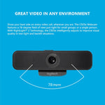 Logitech C925E เว็บแคม HD 1080p พร้อมฝาครอบรักษาความปลอดภัยในตัว
