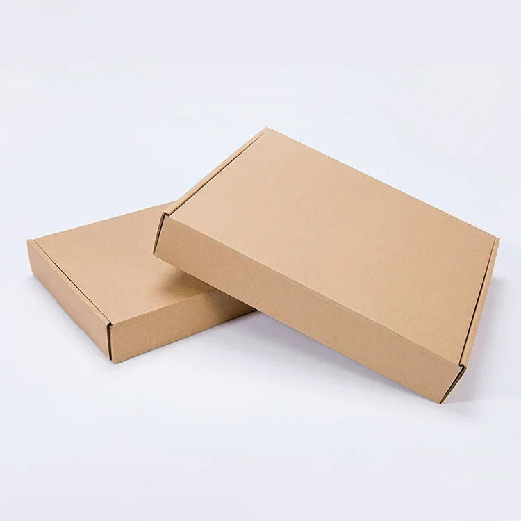 กล่องกระดาษคราฟท์สำหรับจัดส่ง 100 ชิ้น ขนาด Q4, 20x10x4 ซม., 20x10x4 ซม.