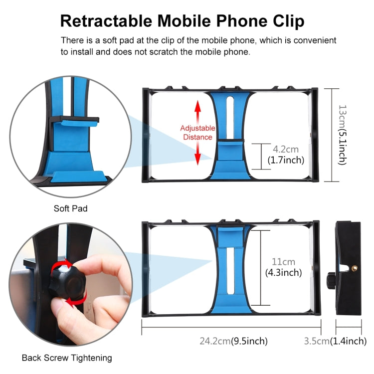 PULUZ ชุดอุปกรณ์ถ่ายทอดสดวิดีโอสมาร์ทโฟน 2 in 1 พร้อมไมโครโฟน สำหรับ iPhone, Galaxy, Huawei, Xiaomi, HTC, LG, Google และสมาร์ทโฟนอื่นๆ, ชุดถ่ายวิดีโอ + ไมค์, ชุดถ่ายวิดีโอ + ไมค์ (US)