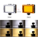 PULUZ ชุดอุปกรณ์วิดีโอสำหรับสมาร์ทโฟน 4 in 1 พร้อมไฟ LED เซลฟี่สำหรับถ่ายทอดสดและวล็อกกิ้ง พร้อมด้ามจับกันสั่นและขาตั้งอลูมิเนียม พร้อมไมโครโฟน, ขาตั้งกล้อง และหัวขาตั้งกล้องแบบ Cold Shoe, ชุดขาตั้งอลูมิเนียม