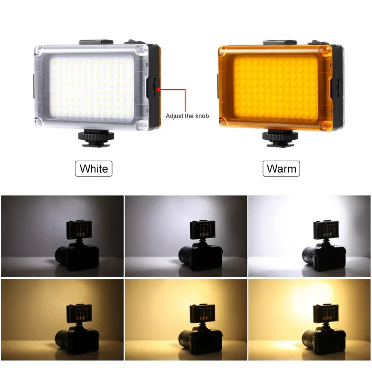 PULUZ ชุดอุปกรณ์วิดีโอสำหรับสมาร์ทโฟน 4 in 1 พร้อมไฟ LED เซลฟี่สำหรับถ่ายทอดสดและวล็อกกิ้ง พร้อมด้ามจับกันสั่นและขาตั้งอลูมิเนียม พร้อมไมโครโฟน, ขาตั้งกล้อง และหัวขาตั้งกล้องแบบ Cold Shoe, ชุดขาตั้งอลูมิเนียม