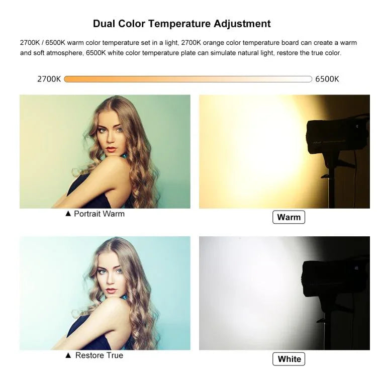 PULUZ 120W Photo Studio Strobe Flash Light Kit with Softbox Reflector & Tripod, Rectangle 120W 2700K-6500K Light Kit US Plug, Rectangle 120W 2700K-6500K Light Kit EU Plug, Rectangle 120W 2700K-6500K Light Kit UK Plug