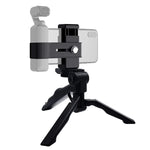 ชุดยึดโทรศัพท์มือถือ PULUZ ขนาด 1/4 นิ้ว พร้อมขาตั้งกล้องพับได้สำหรับ DJI OSMO Pocket / Pocket 2, ที่หนีบ+ขาตั้งกล้อง