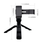 ชุดยึดโทรศัพท์มือถือ PULUZ ขนาด 1/4 นิ้ว พร้อมขาตั้งกล้องพับได้สำหรับ DJI OSMO Pocket / Pocket 2, ที่หนีบ+ขาตั้งกล้อง
