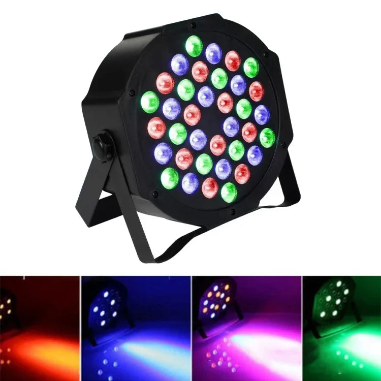 พร้อมจอแสดงผล LED โหมดอัตโนมัติ / โหมดทาส / DMX512 / ควบคุมด้วยเสียง