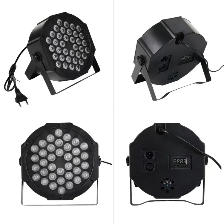 พร้อมจอแสดงผล LED โหมดอัตโนมัติ / โหมดทาส / DMX512 / ควบคุมด้วยเสียง